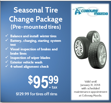 Seasonal Tire Change Package Seasonal Tire Change Package